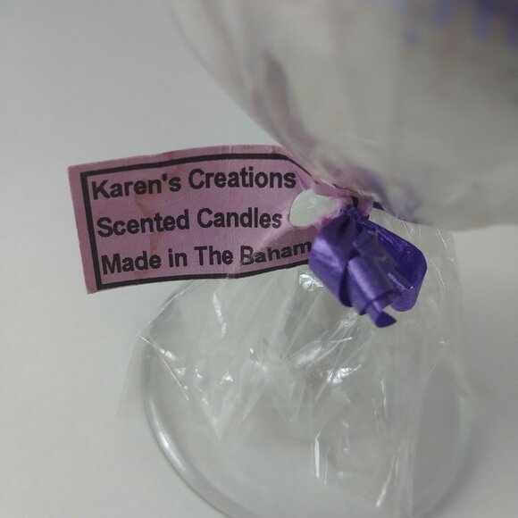 Wine Glass Scented Candle 8" Bahamas (New) - Picture 10 of 10